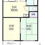 東側の部屋を今回新たに和室から洋室に致しました。(間取)