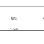 区画図、敷地面積168.45坪