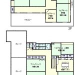 128坪の大きな戸建(間取)