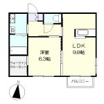 2階角部屋の明るい間取りです。(間取)