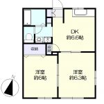 南向き、1階の角部屋になります。(間取)