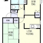 1階角部屋の日当たりが良い間取りです。(間取)