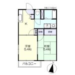 2階角部屋のお部屋です(間取)