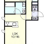 2階角部屋のお部屋です。(間取)