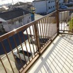 少し広めのバルコニー