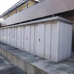 各世帯に物置付き