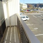 日当たり良好のバルコニー