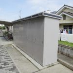 各世帯に物置
