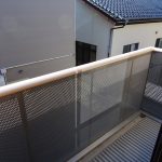 日当たり良好のバルコニー