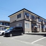 南向きで日当たりの良い外観です。(外観)
