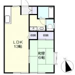 ＬＤＫ13帖の広々した間取(間取)