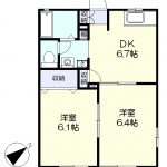 1階の角部屋になります。(間取)