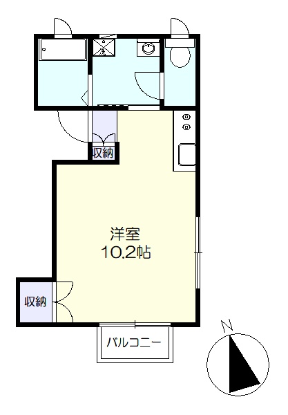 2階角部屋(間取)