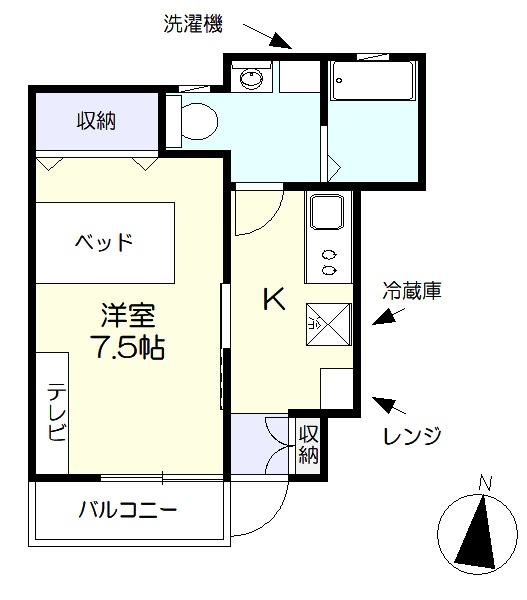 家具付き(間取)