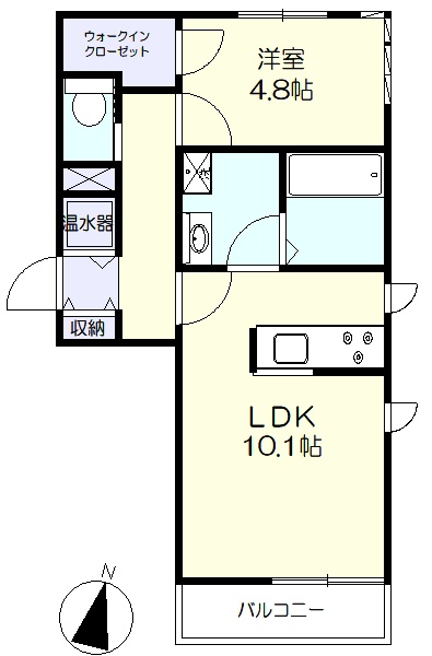 2階角部屋のお部屋です。(間取)