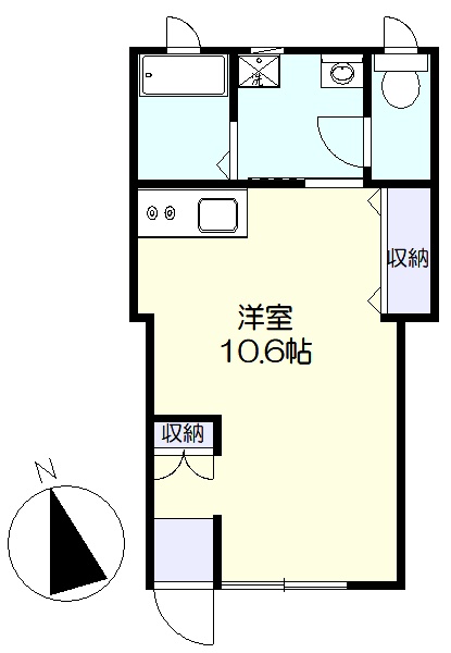 1階角部屋(間取)