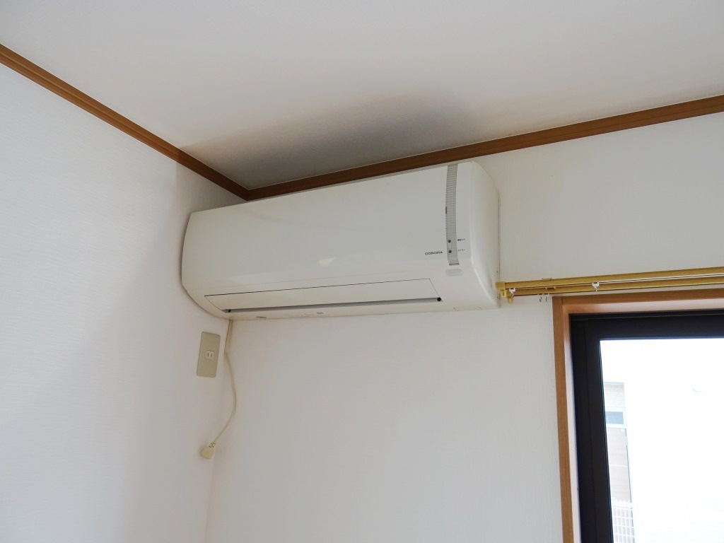 エアコンは2台付きです。
