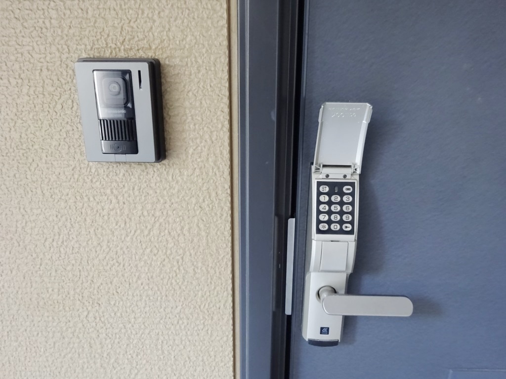 カギ不要のデジタルキー、ＴＶモニターホン付き