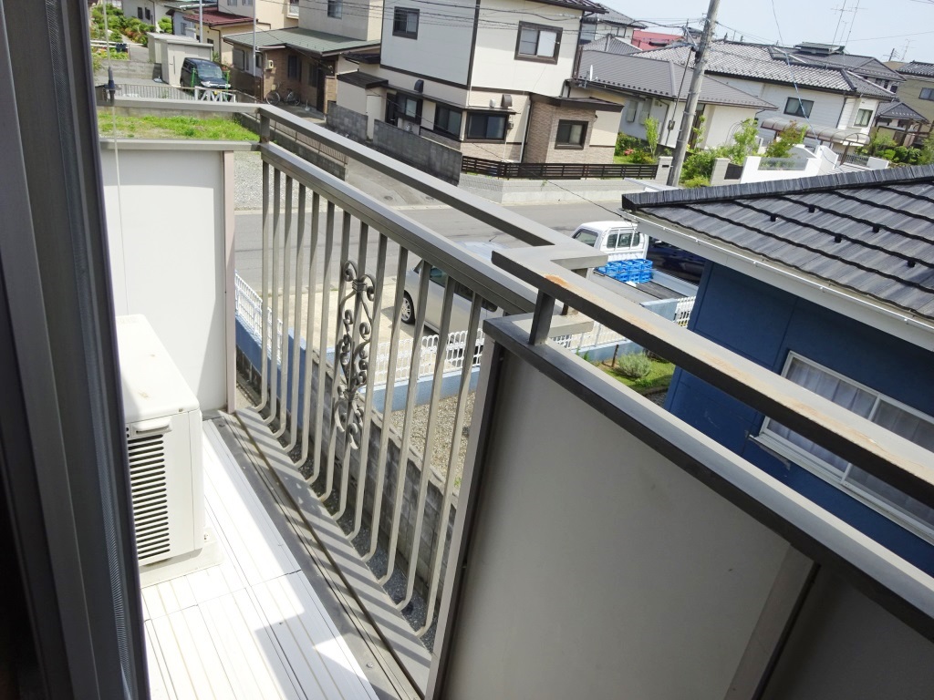日当たりの良いバルコニー