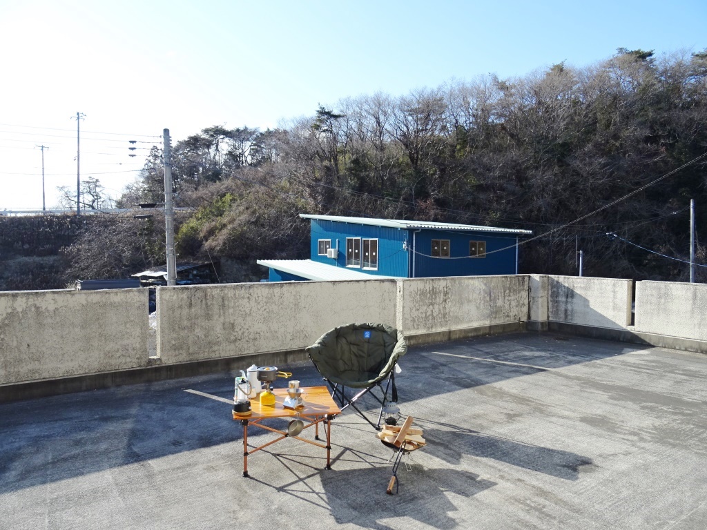 広々したバルコニー