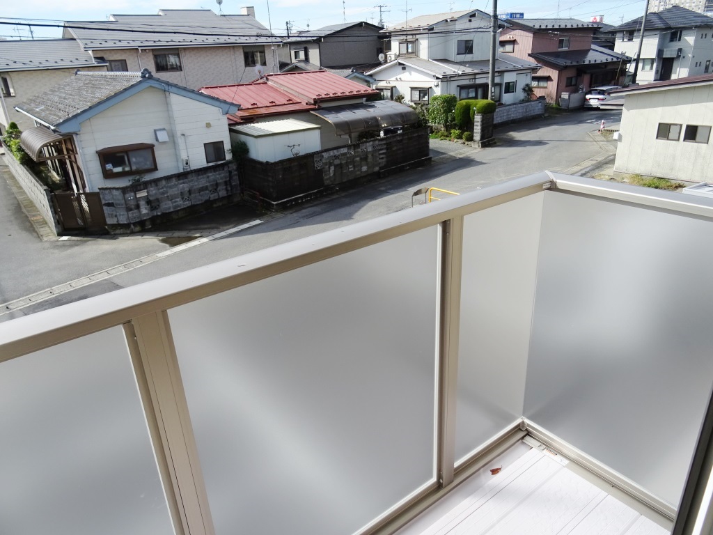 日当たり良好のバルコニー