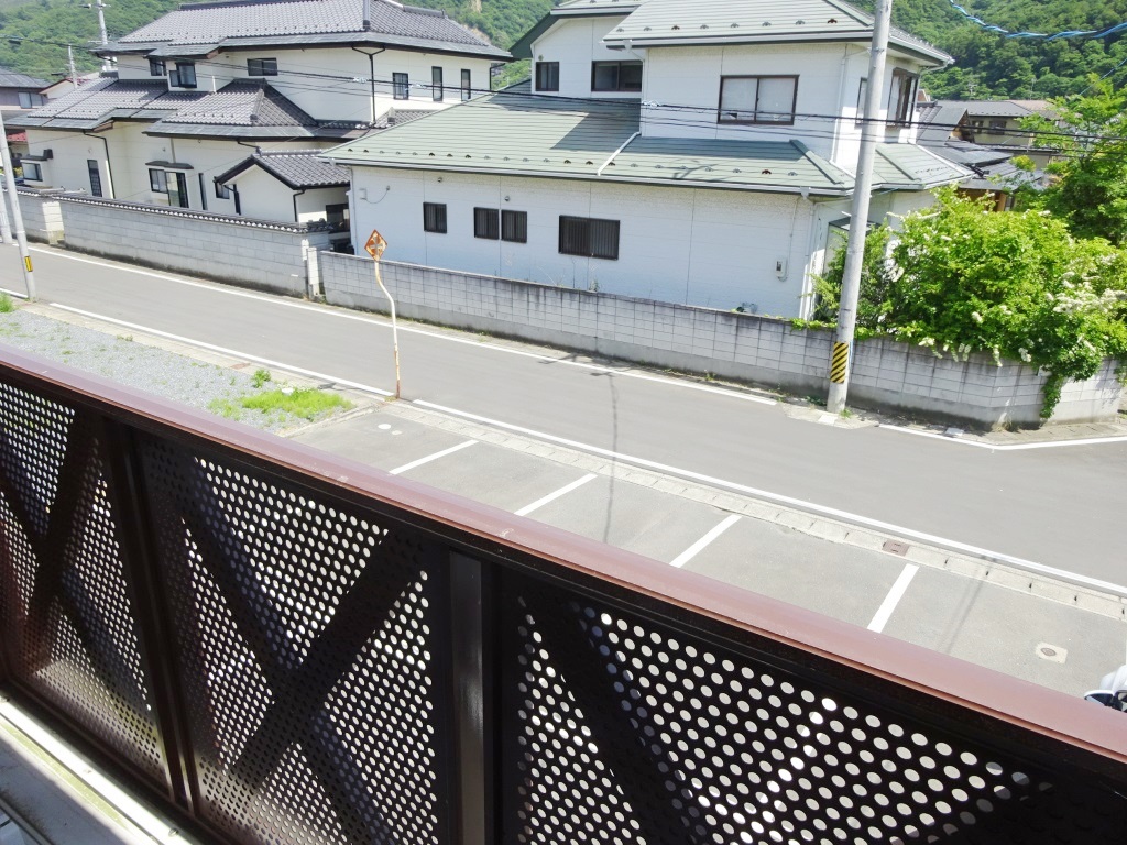 日当たり良好のバルコニー