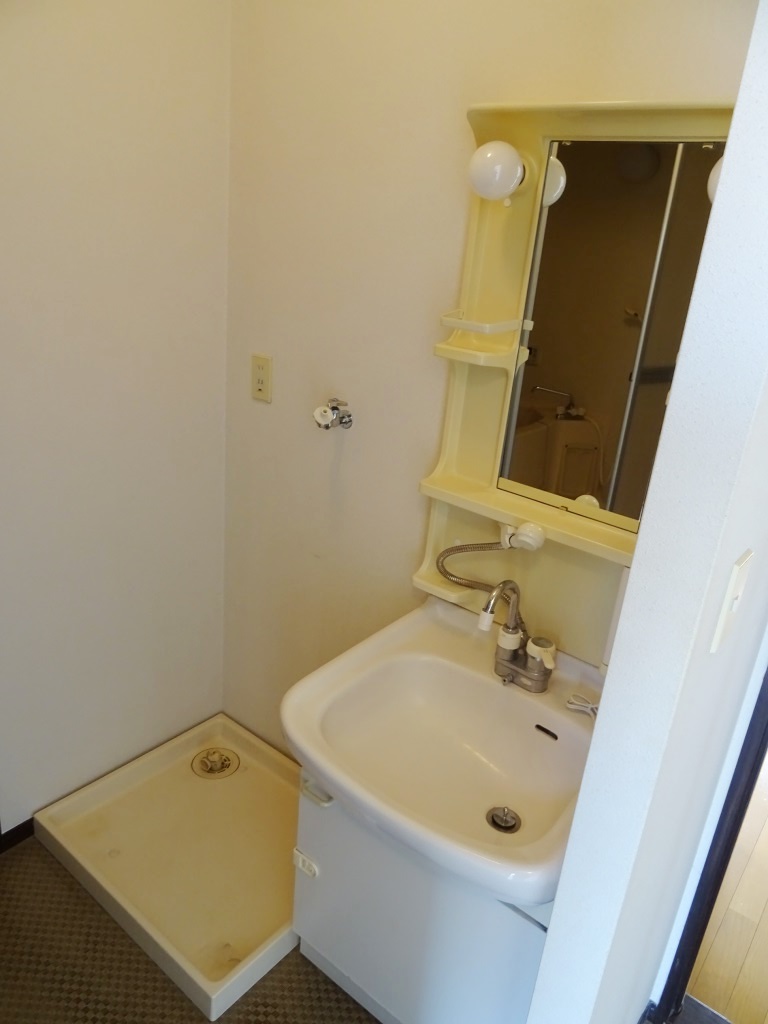 シャワー付き洗面台。