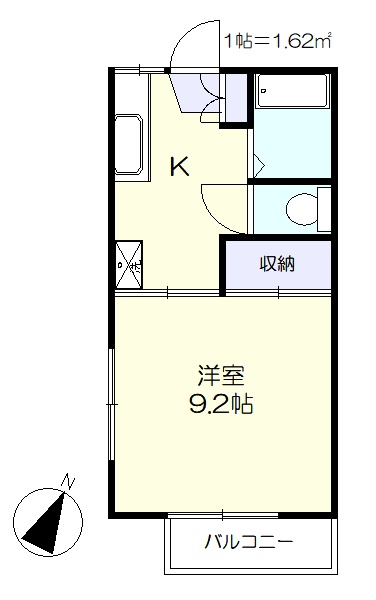 南向き日当たりの良い間取りです。(間取)