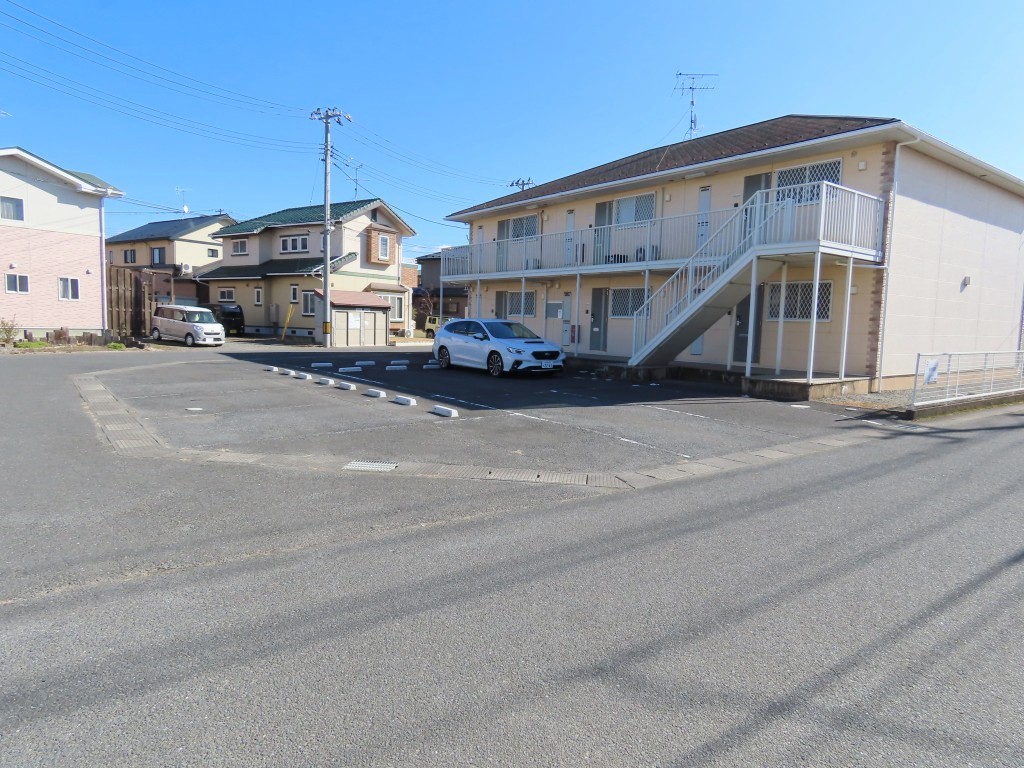 広い駐車場