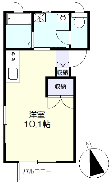 2階角部屋 (間取)