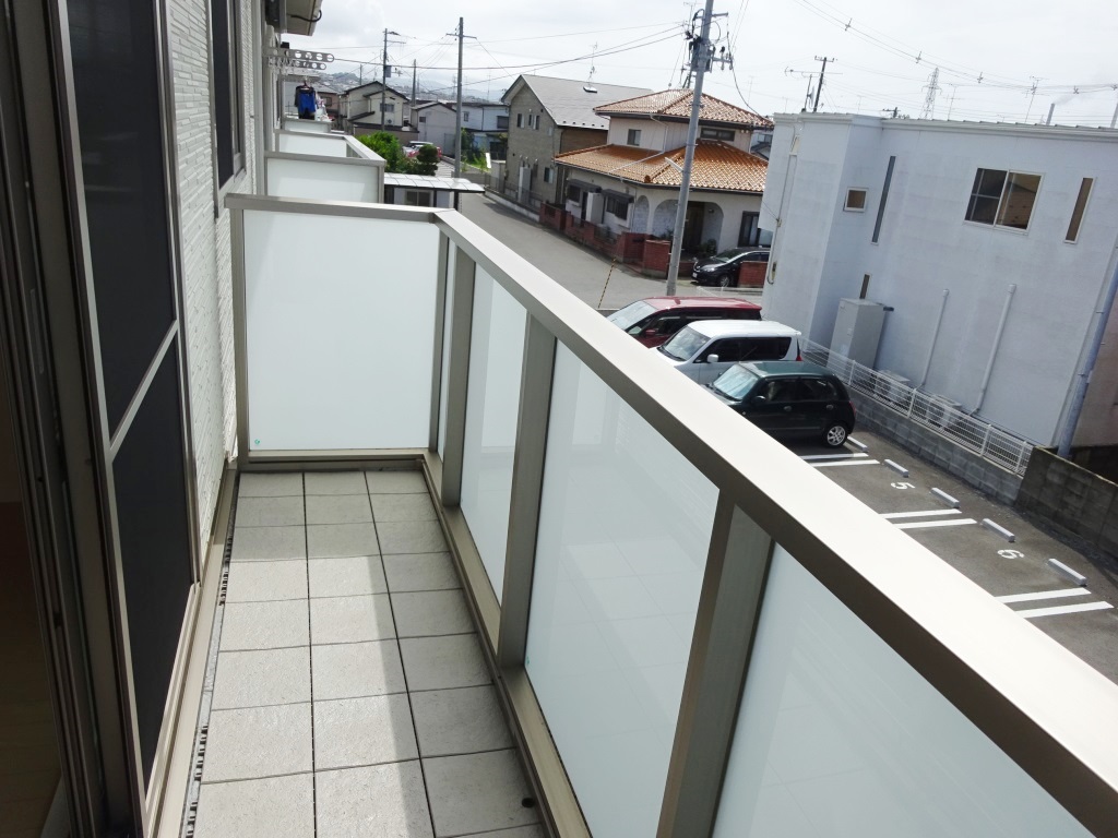 日当たりの良いバルコニーです。