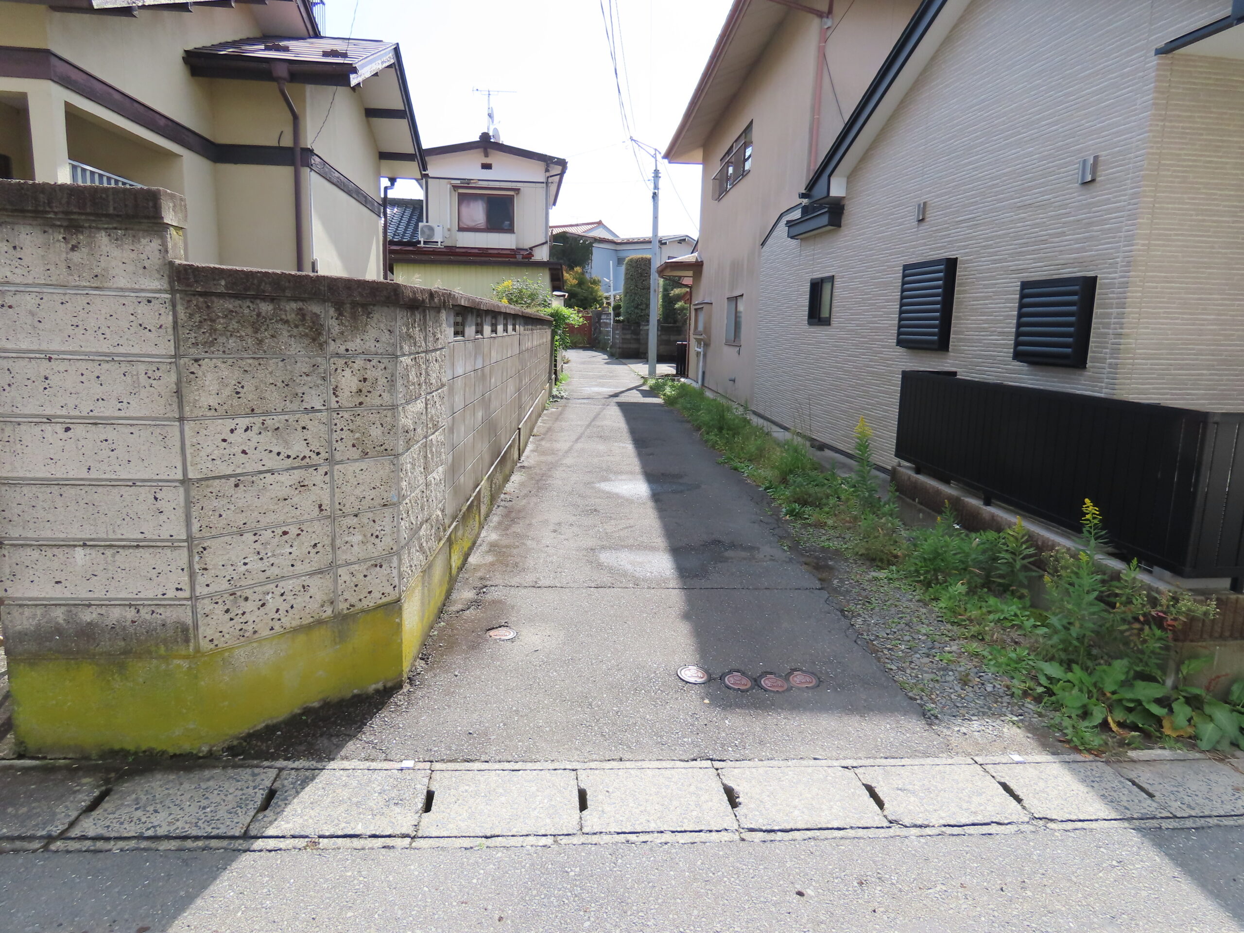 敷地に至るまでの私道