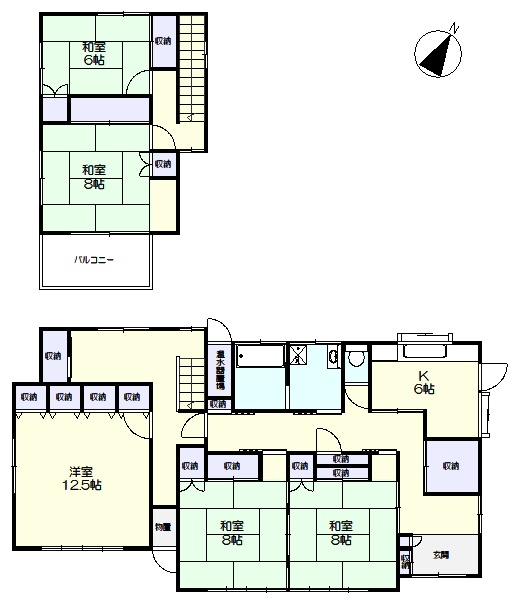 2階建て5DK(間取) 2階建て5DK(間取)